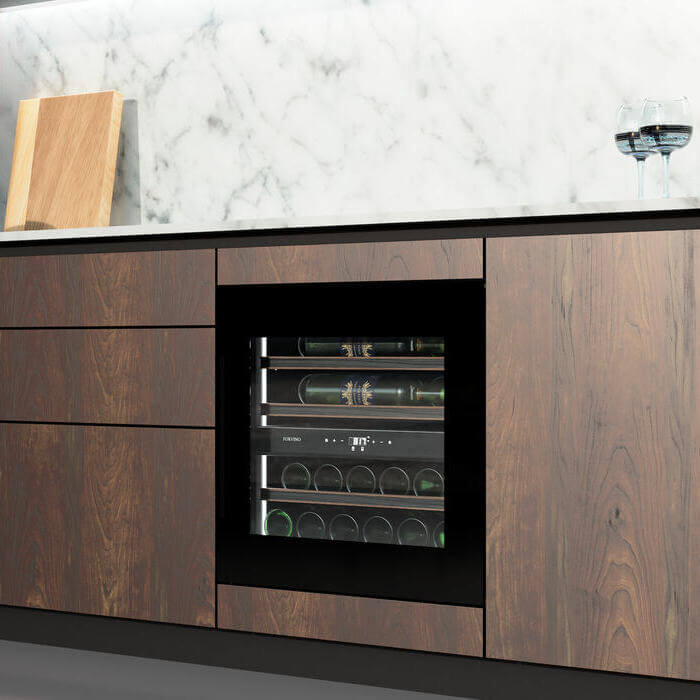 Wijn bewaren in stijl met de Forvino Château wijnklimaatkast