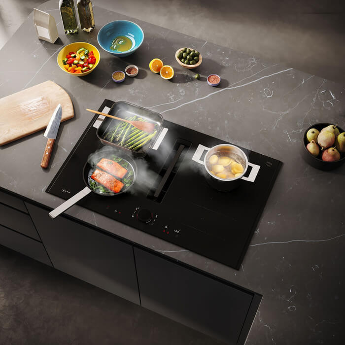 Nieuw van NEFF: inductiekookplaten in matzwart