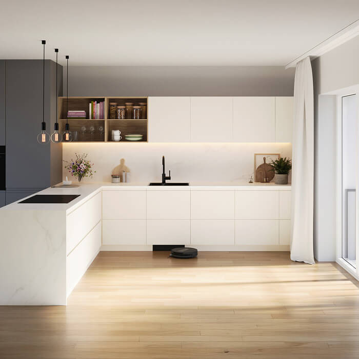 Bosch presenteert de eerste robotstofzuiger die volledig uit het zicht verdwijnt