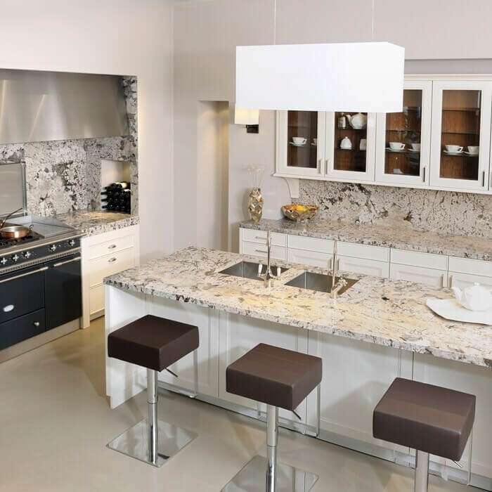 Granieten aanrechtblad; puur natuur en toch uniek