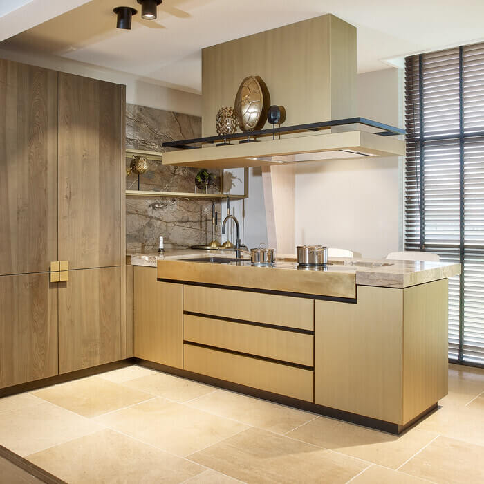 Nieuwe showroomkeuken: Tieleman Exclusief Ottone by Mereno en Eric Kant