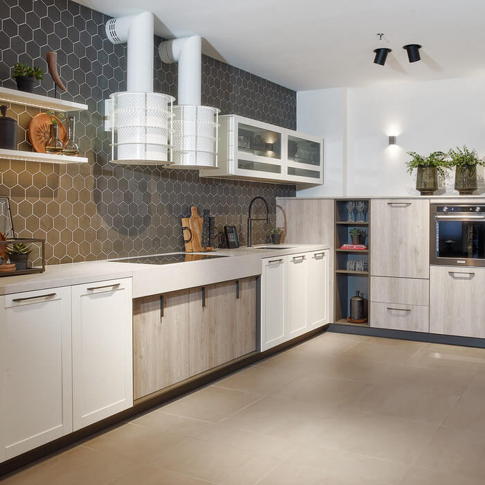 Nieuwe showroomkeuken: Snaidero Code / Opera / Loft