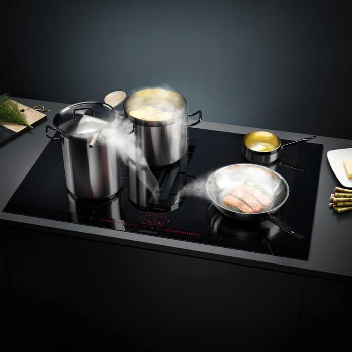 Vernieuwd design van de Siemens inductionAir Plus