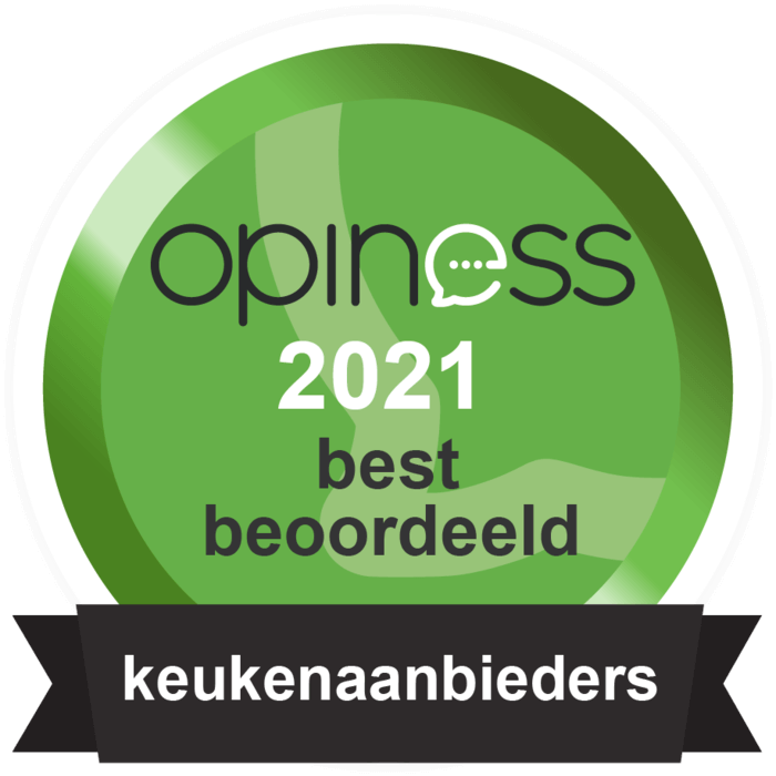 Tieleman Keukens wint titel ‘Best Beoordeeld 2021’ in de rubriek keukenaanbieders (Opiness.nl)