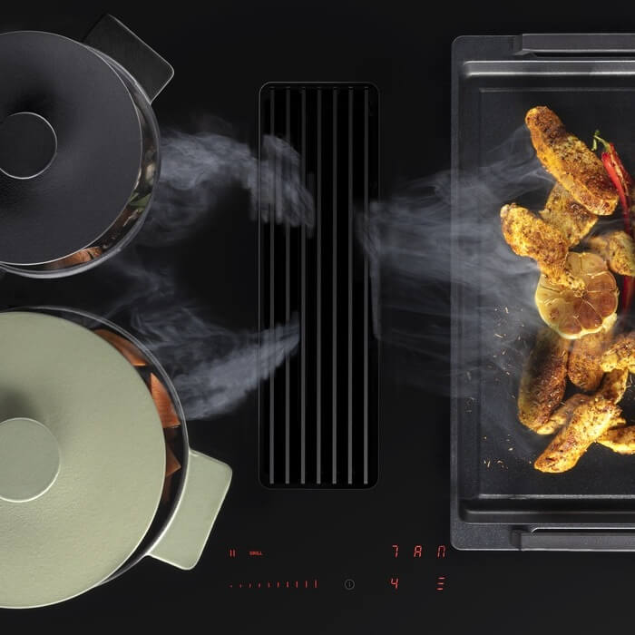 Keukeninspiratie: Novy Easy - dé Stijlvolle kookplaat met geïntegreerde afzuigkap