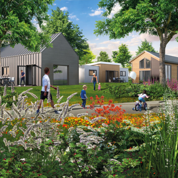 Nieuwbouwproject Recreatiepark Hellendoorn - recreatiechalets op eigen grond