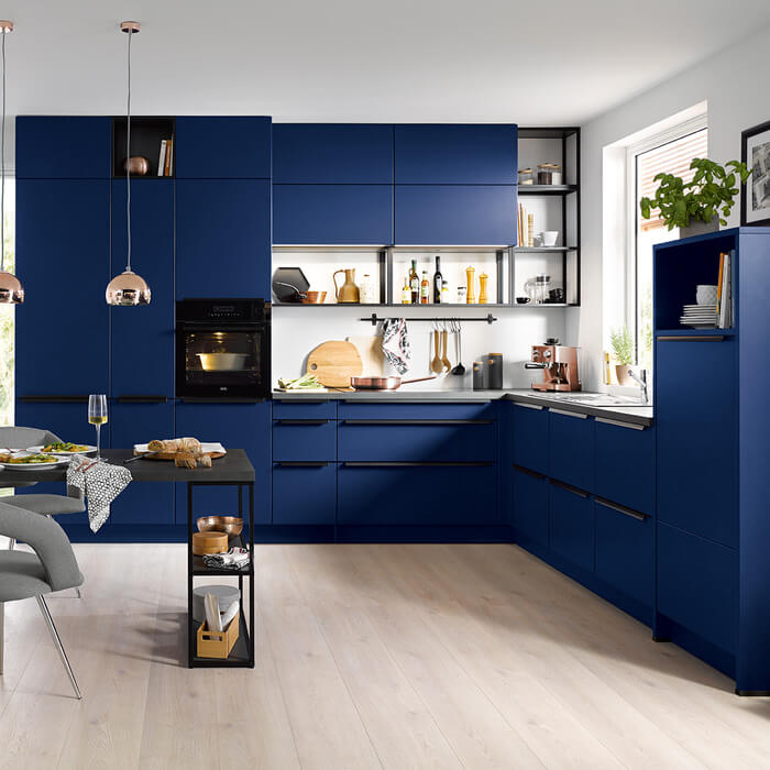 Blue Monday; Een positieve twist met een blauwe keuken
