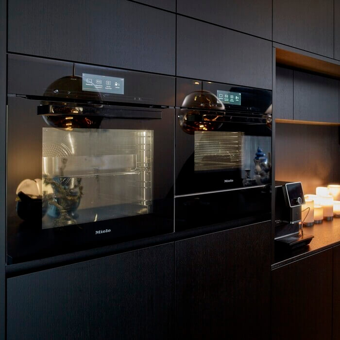 Keukeninspiratie; Miele apparaten in geplaatste Tieleman-keukens