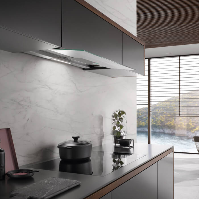 Keukeninspiratie; Ontdek de nieuwe vlakscherm afzuigkappen van Miele
