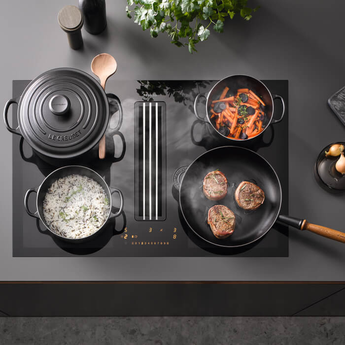 Keukenapparaat uitgelicht: de Miele inductiekookplaat met afzuiging ( 7000 serie)