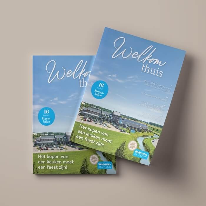 Nieuw Tieleman keukenmagazine 'Welkom Thuis'