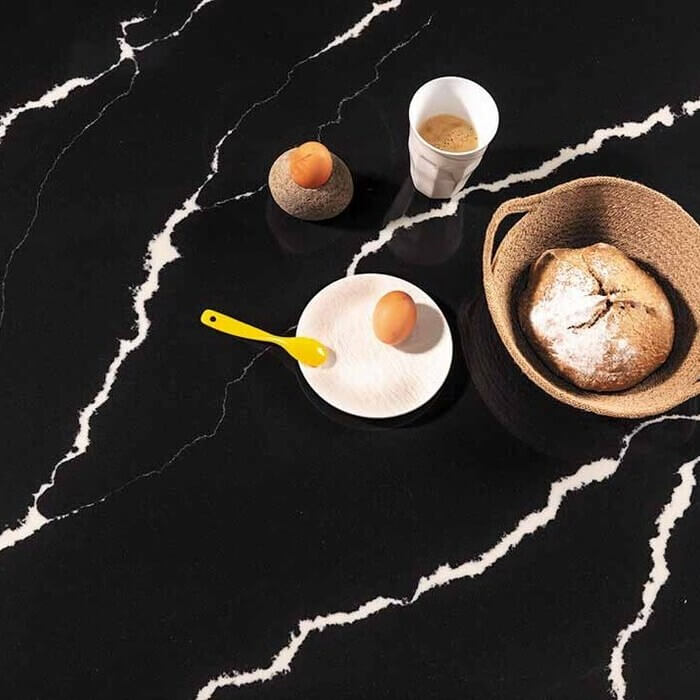 Keukeninspiratie: Nieuwe kleuren aanrechtbladen Evora Quartz (composietsteen)