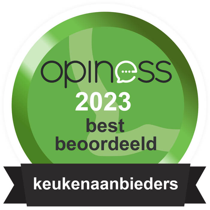 Tieleman Keukens wint voor 4de jaar op rij award ‘Best Beoordeeld 2023’ in de rubriek keukenaanbieders (Opiness.nl)
