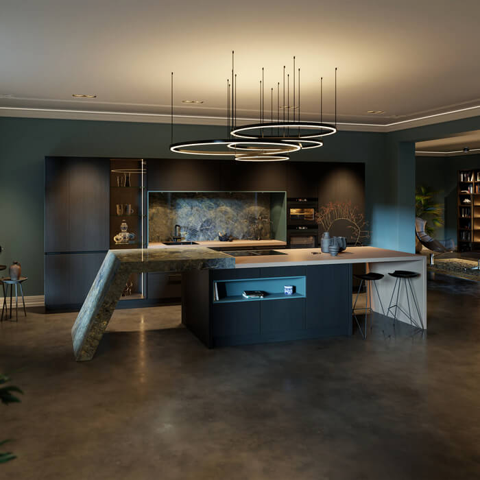 Keuken uitgelicht: Klassiek moderne Keller keuken model Ocean Breeze