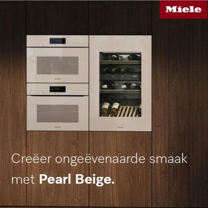 Miele Pearl Beige op de Excellent Woonbeurs