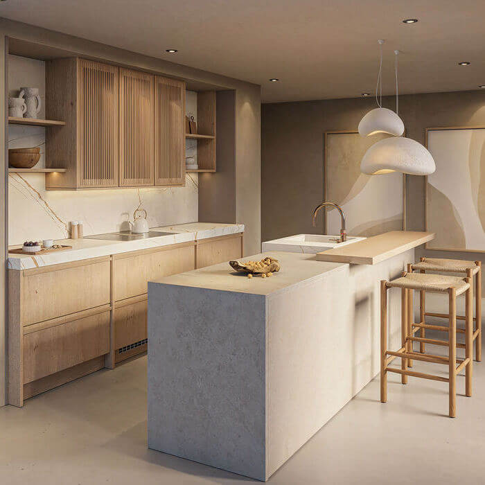 Keller Natural Harmony: keuken in Japandi-stijl