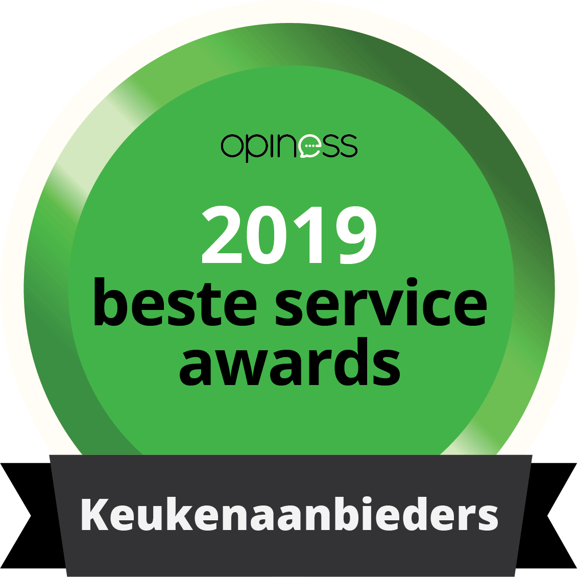 Tieleman Keukens Beste Service Awards 2019 winnaar