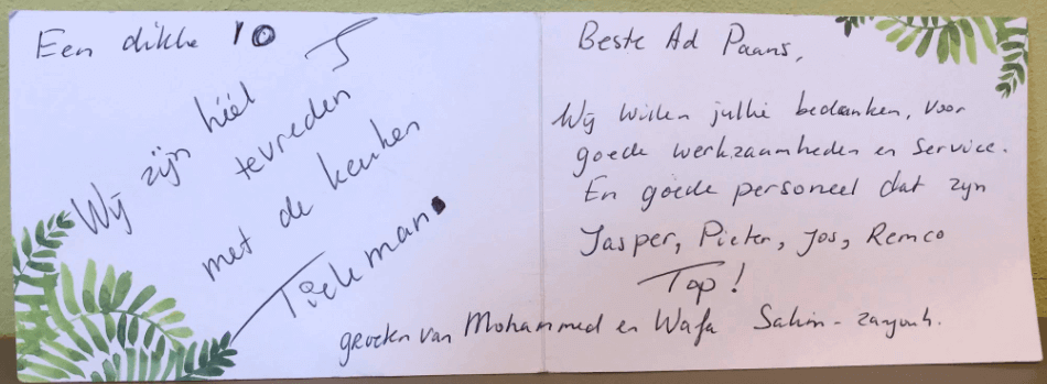 Unieke keukenervaring