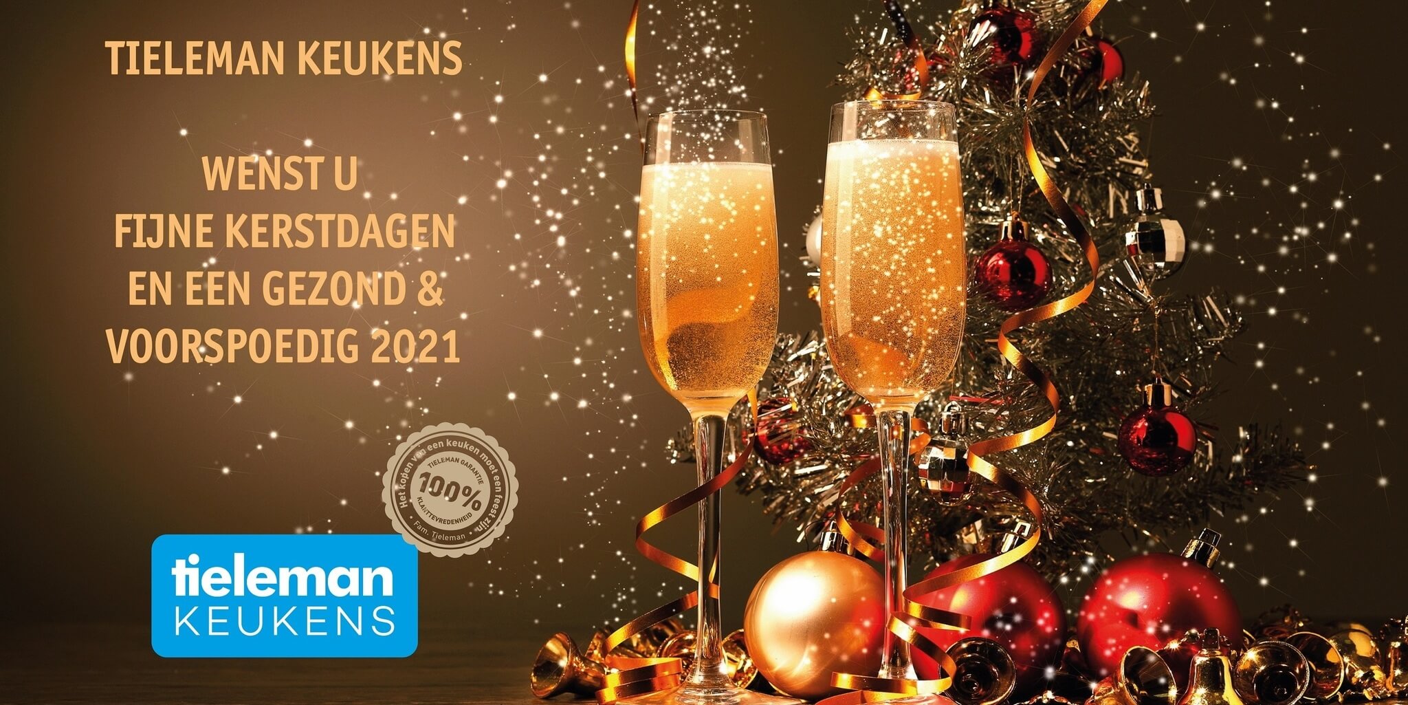 Tieleman Keukens wenst iedereen fijne Kerstdagen en een gezond & voorspoedig 2021