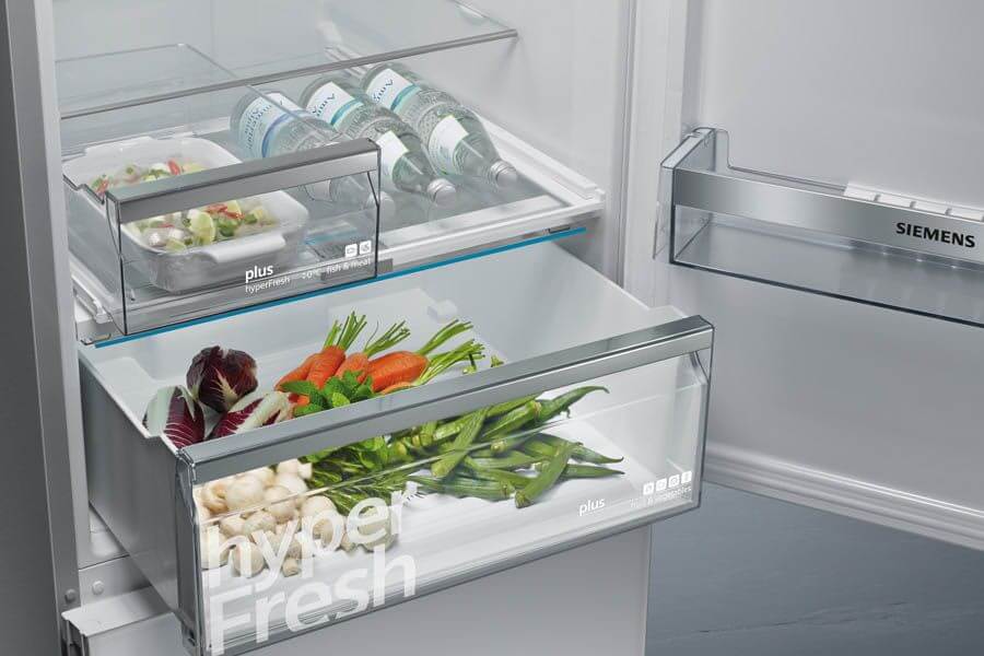 Siemens koelkast met iSensoric en hyperFresh