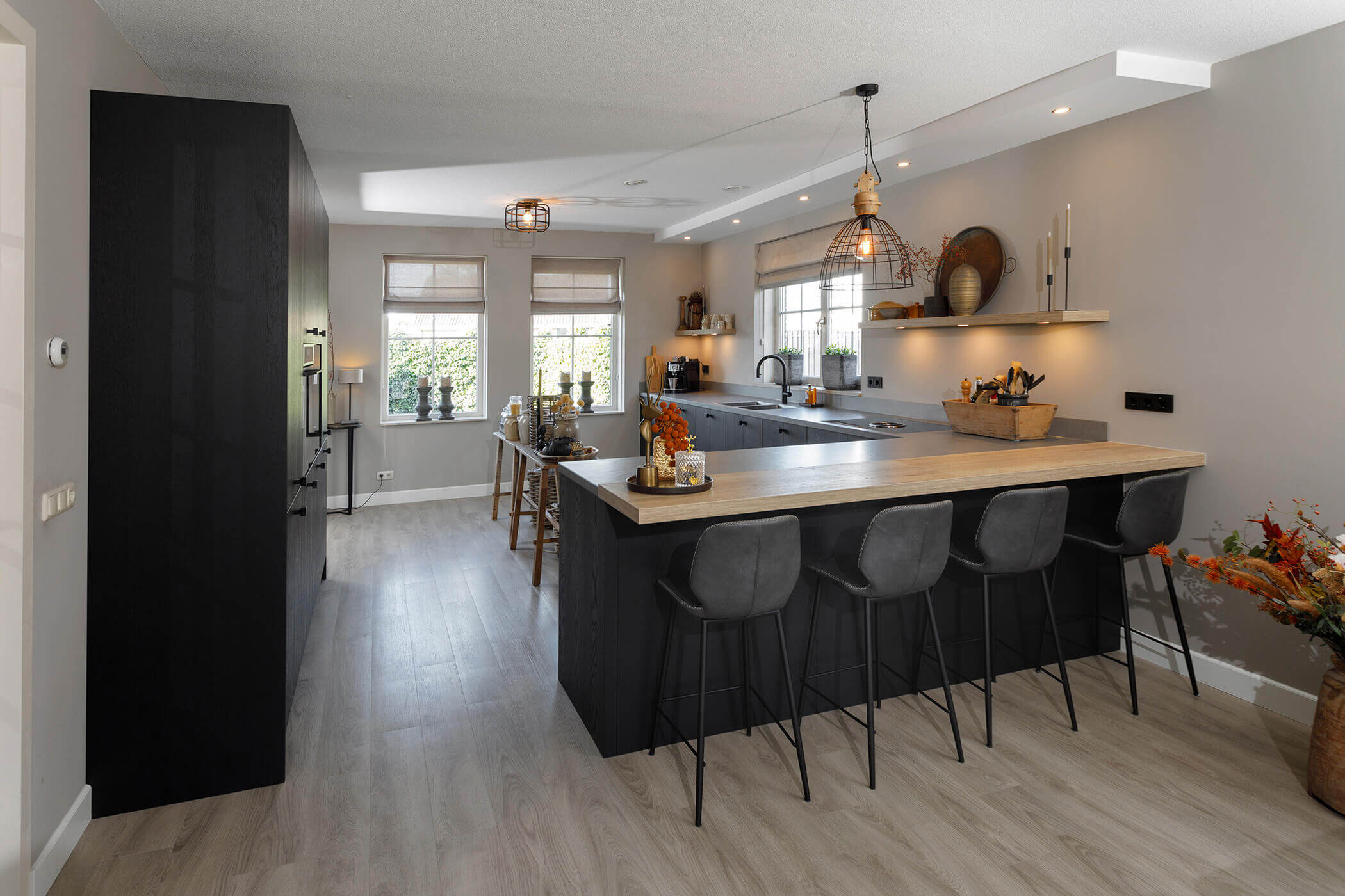 Landelijke keuken met eiland