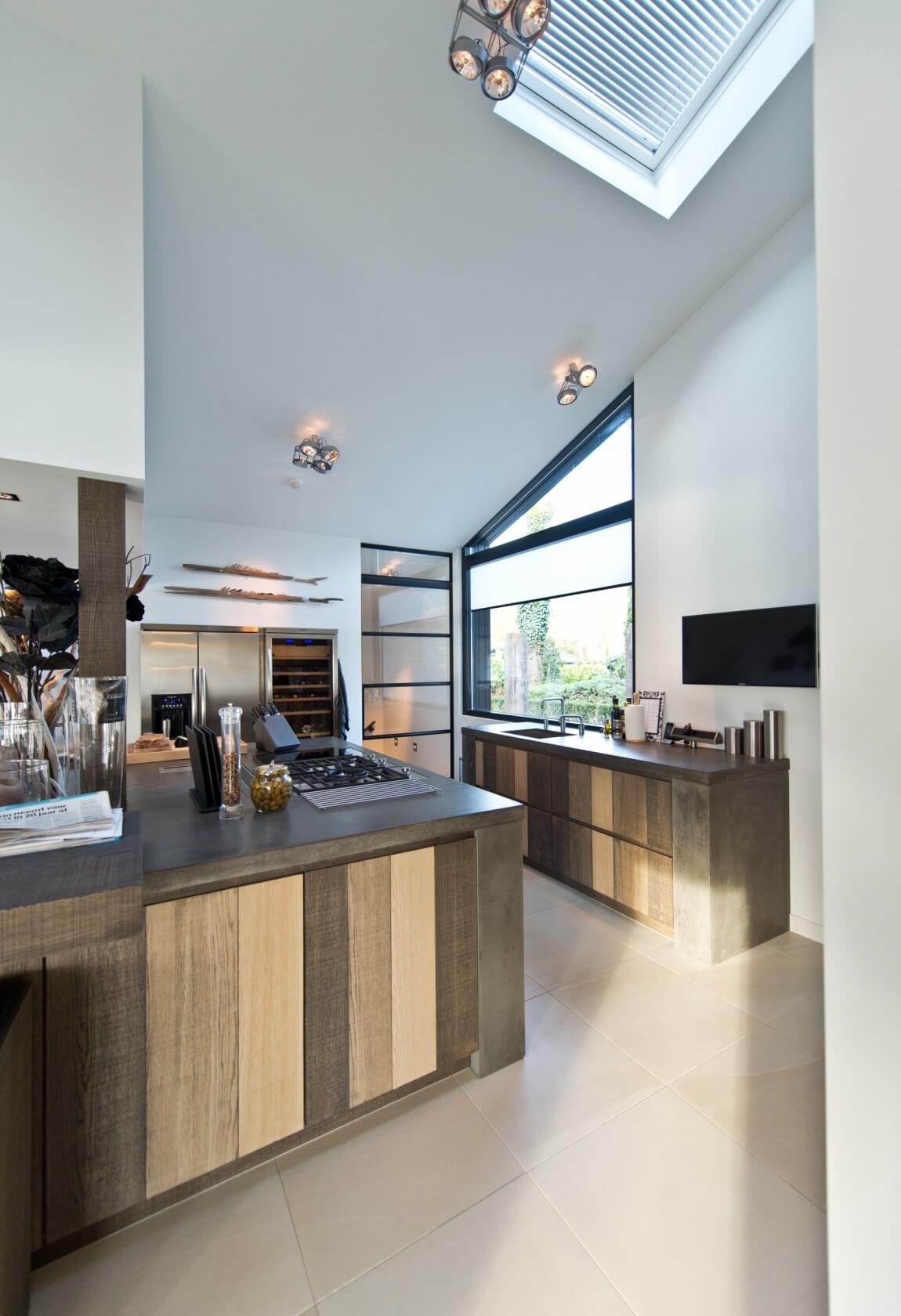Handgemaakte (eiken)houten Tieleman-keuken