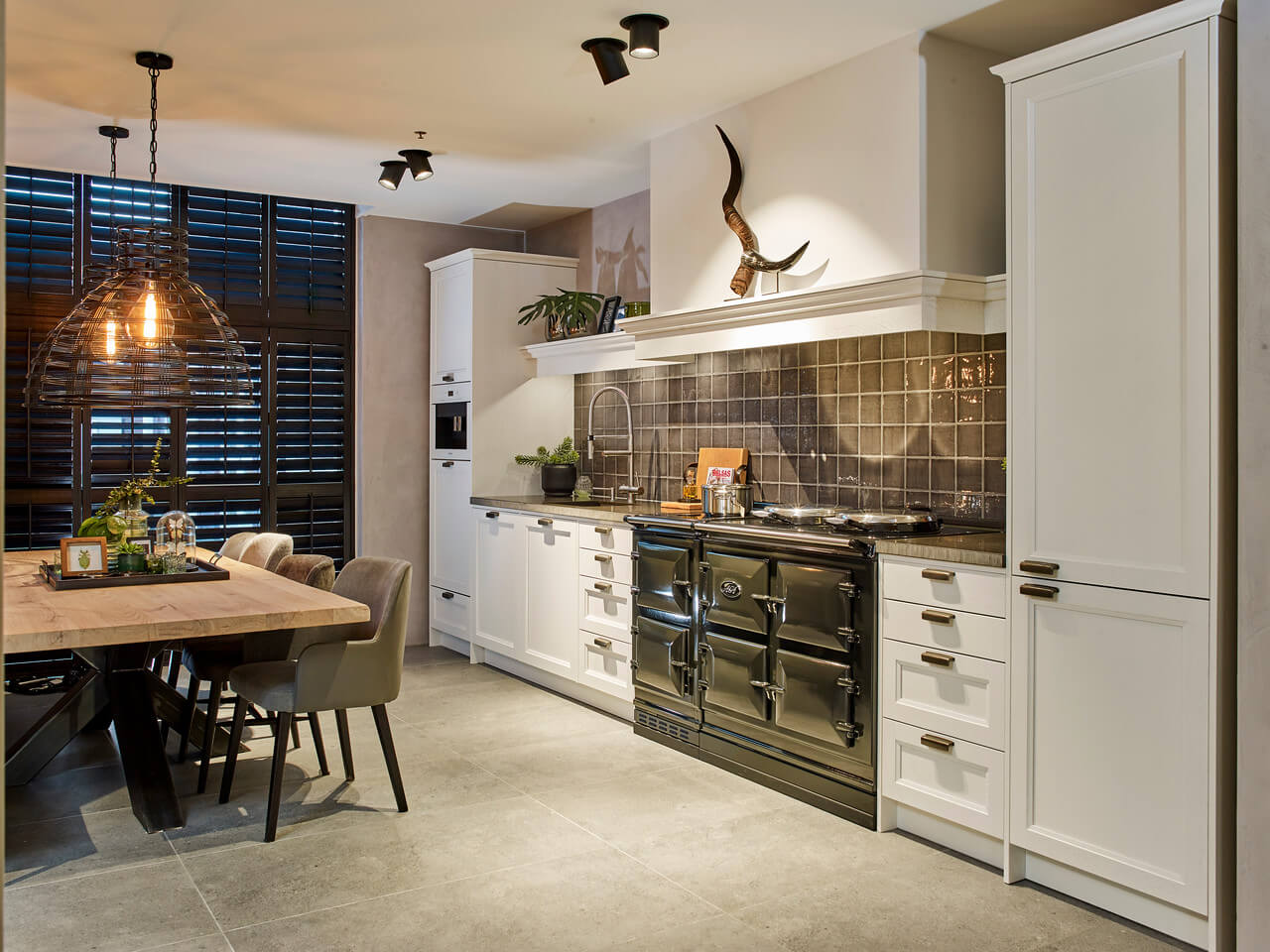 Keuken met aga fornuis