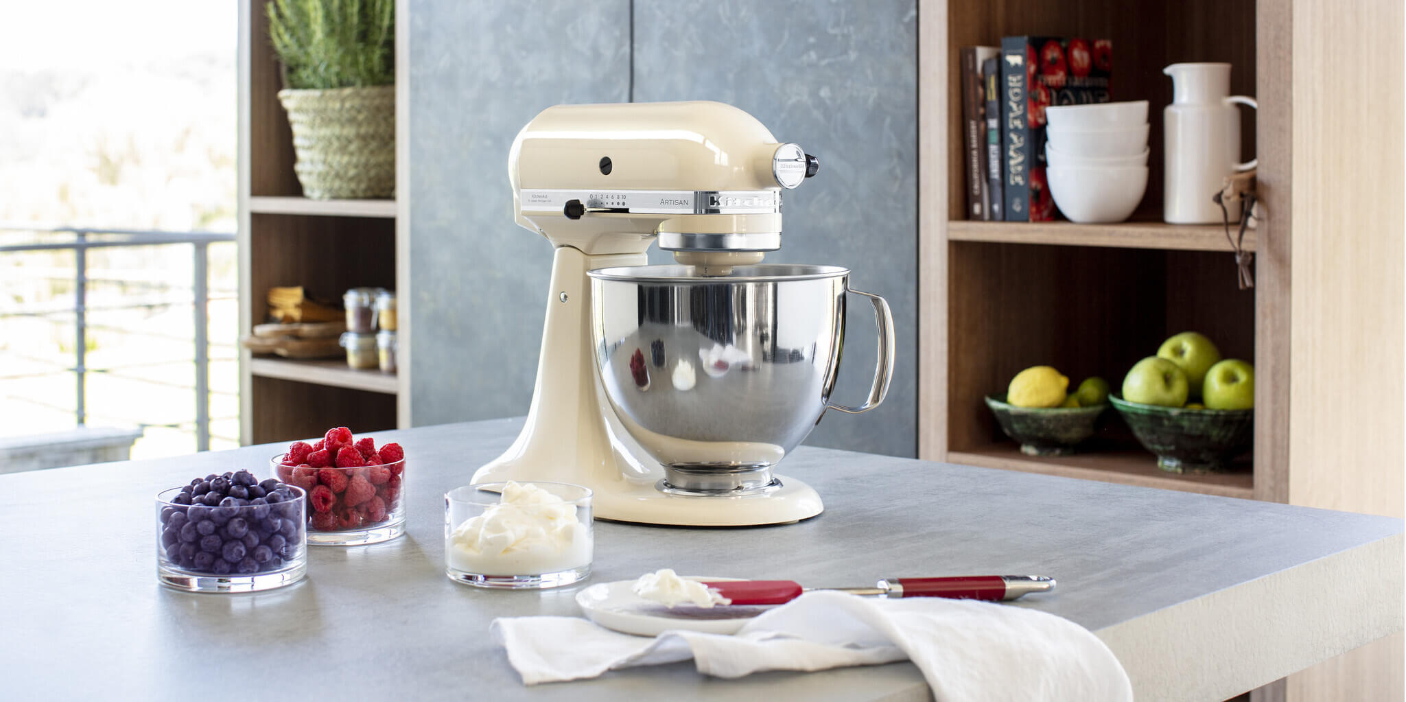 Tieleman-actie: win een KitchenAid Artisan mixer (amandelwit) 