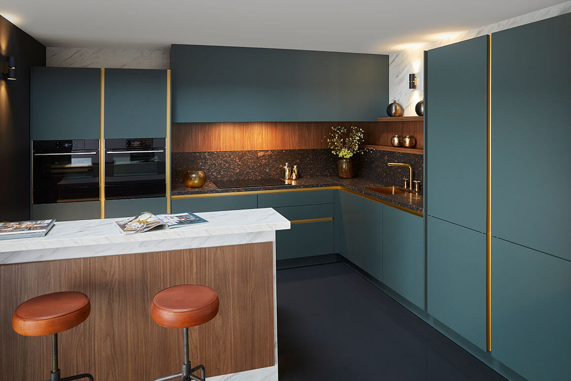 Keller keuken herstkleur