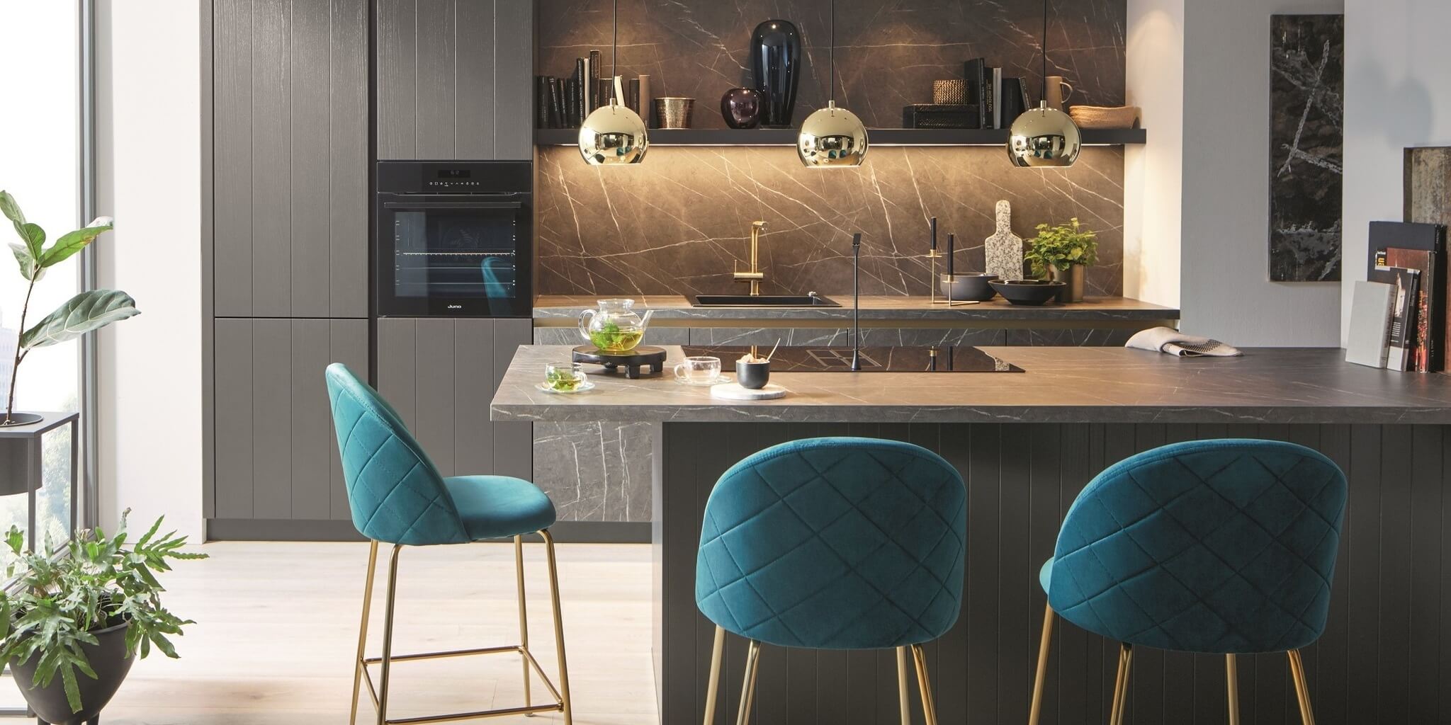 Keuken uitgelicht: Schuller Targa L542 Marmer Scuro
