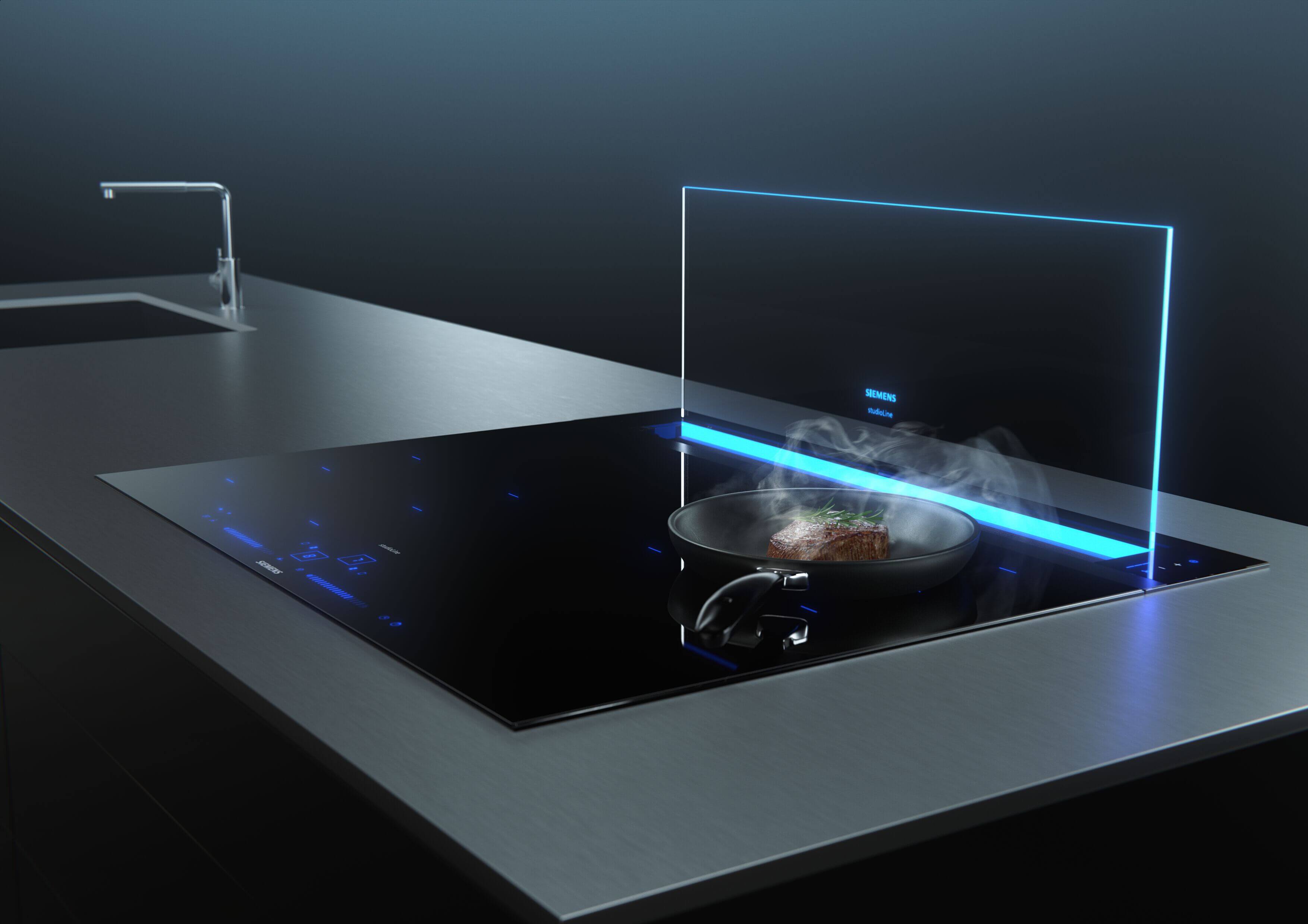 Siemans glassdraftAir; futuristisch, technologisch snufje in uw keuken