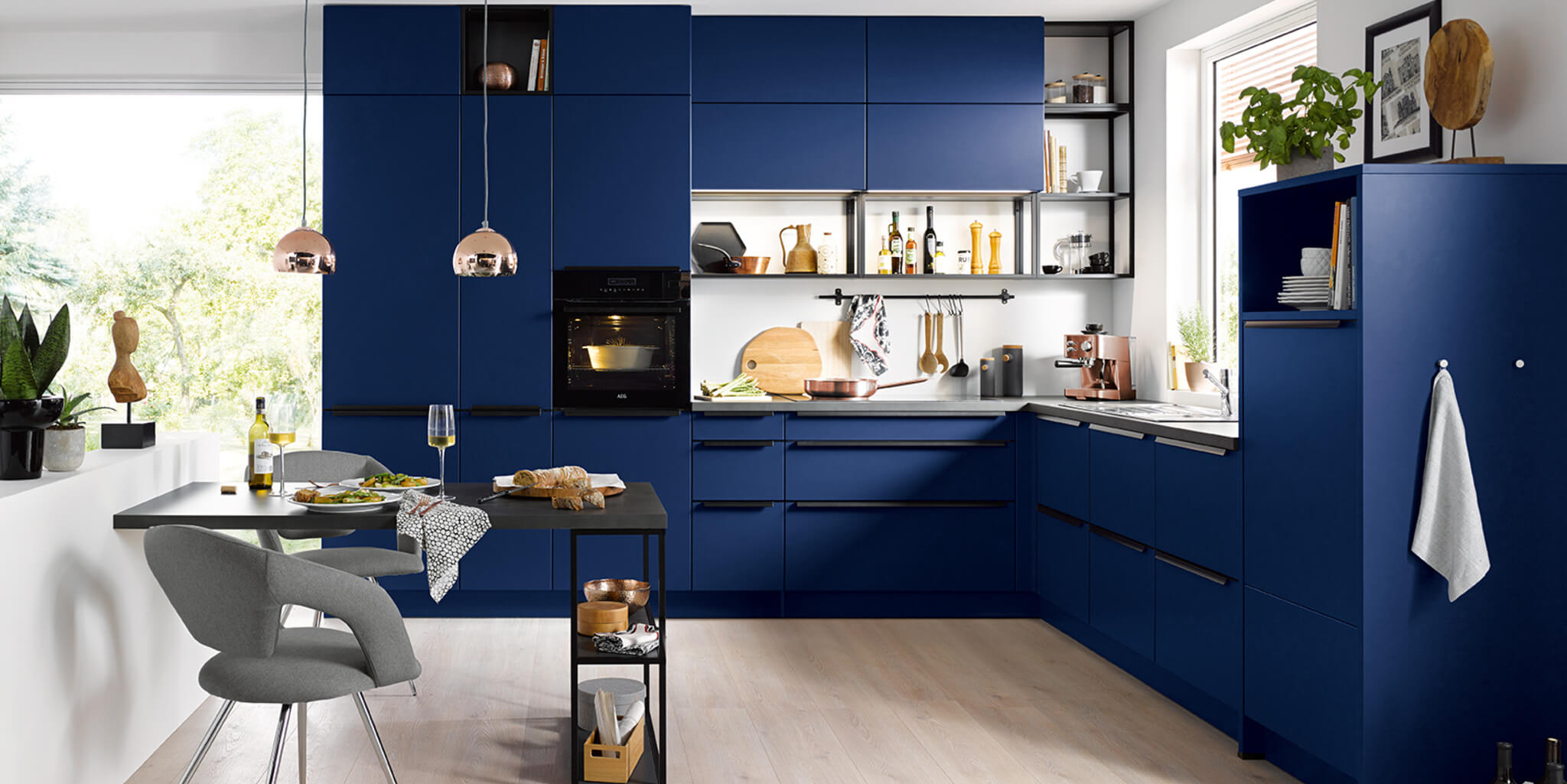 Blue Monday; Een positieve twist met een blauwe keuken