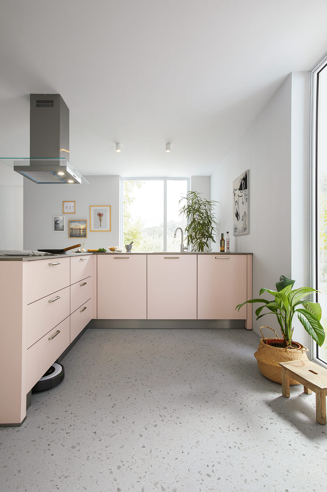 Tieleman Keukens roze keuken