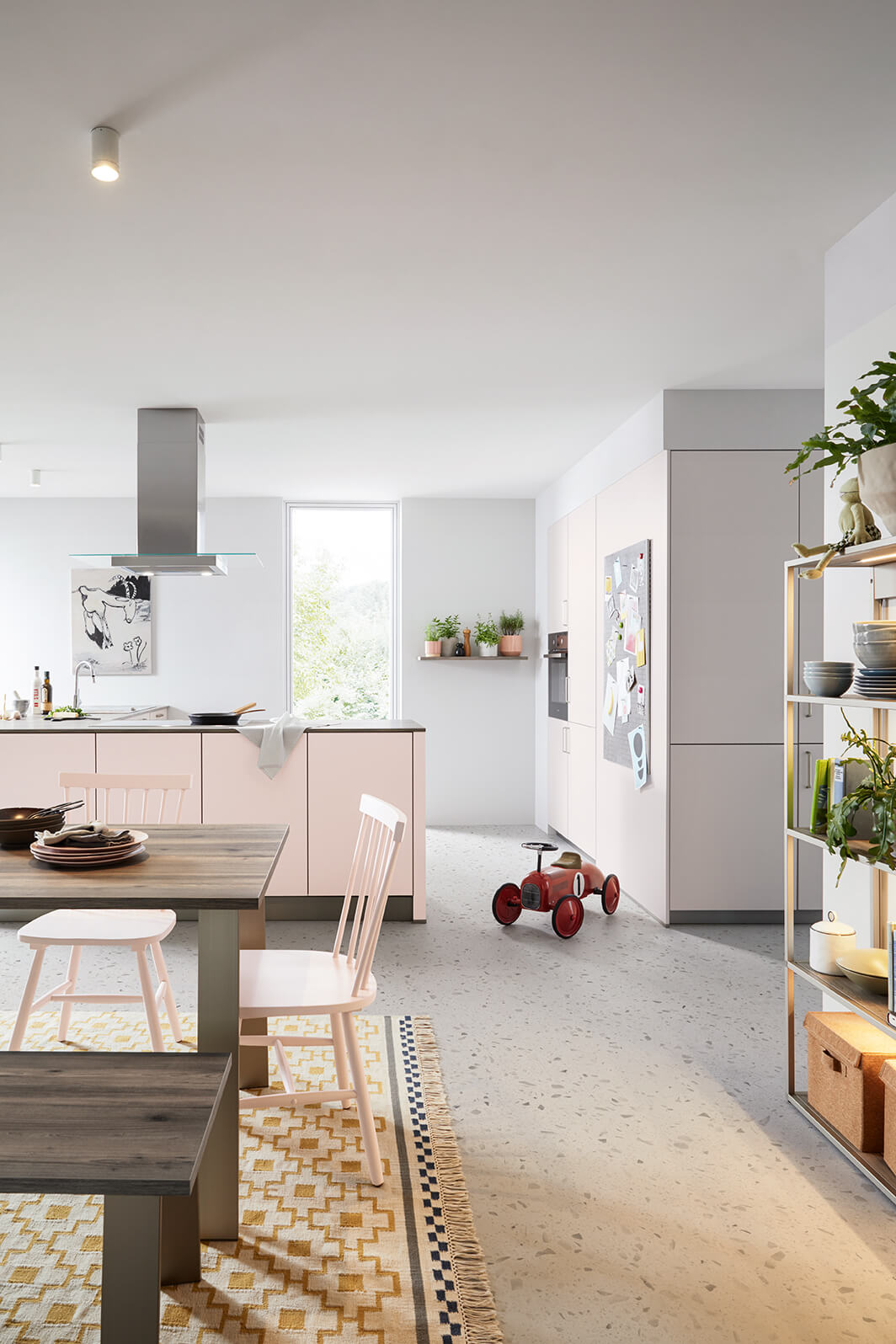 Schuller Biella roze keuken