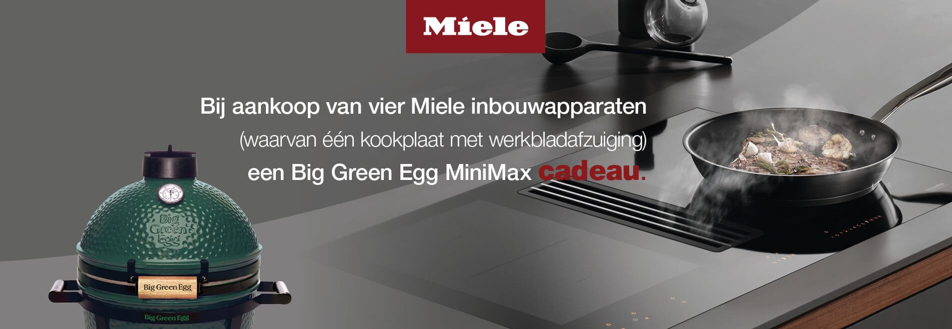 Miele Big Green Egg MiniMax actie