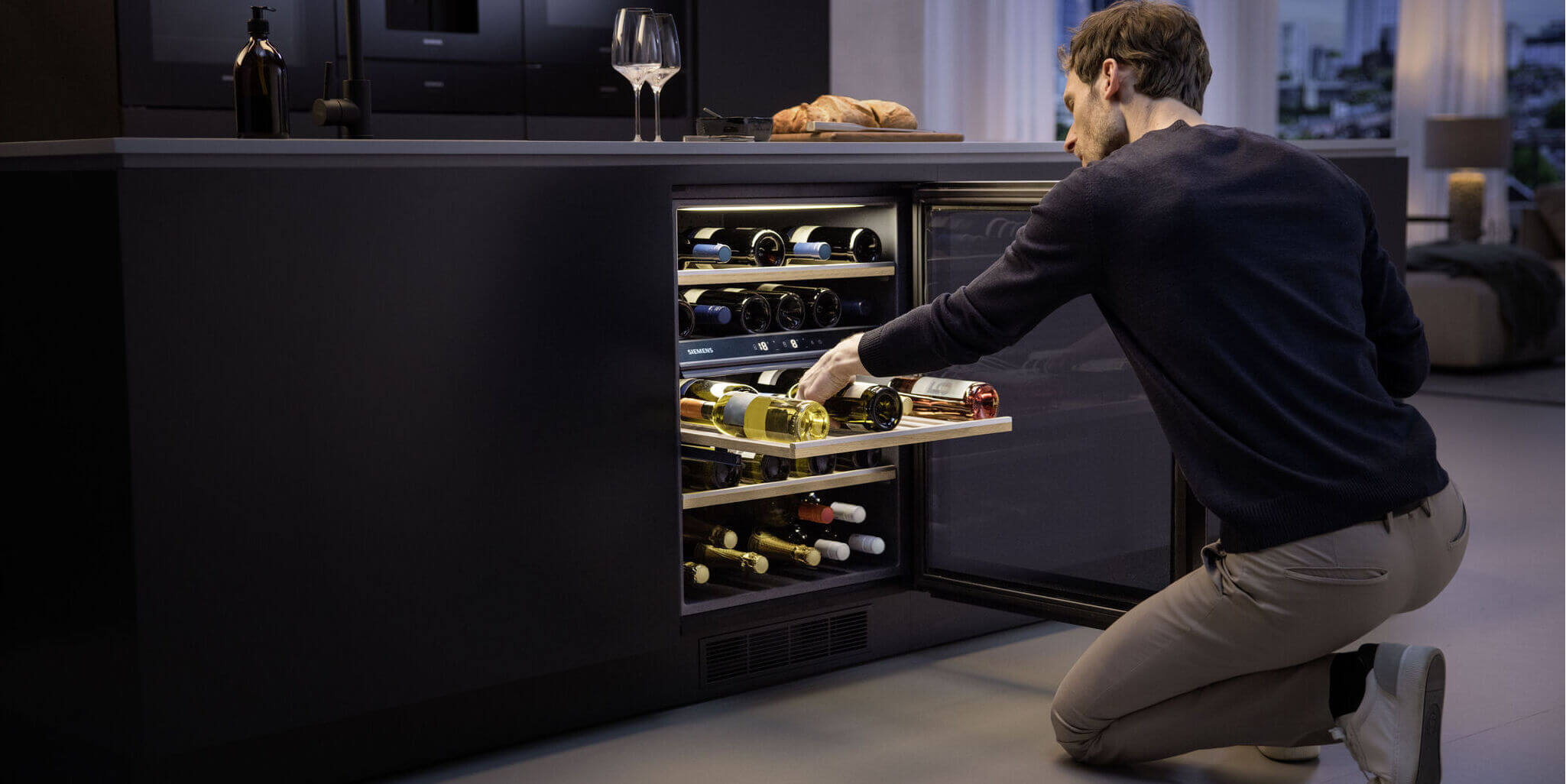 Keukeninspiratie: Siemens wijnklimaatkast; Geniet van de pure smaak van uw wijncollectie
