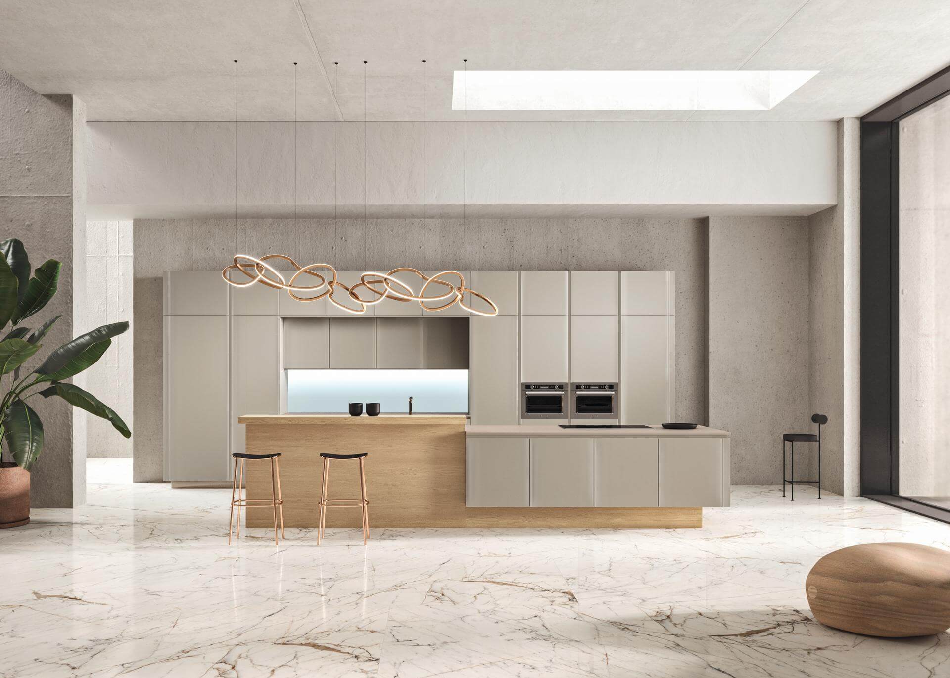 Keukentrend 2024: Snaidero Way Materia beige keuken