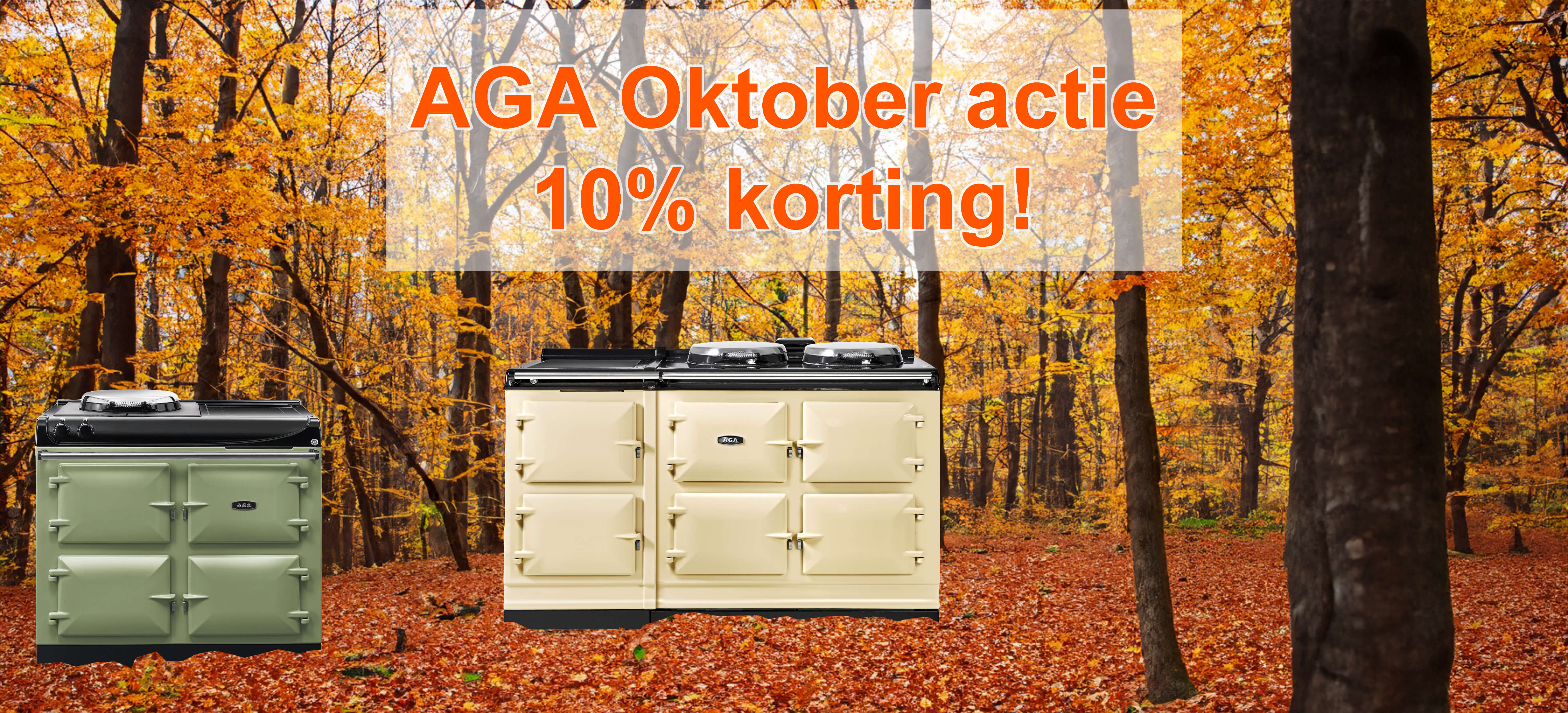 AGA fornuis oktober actie