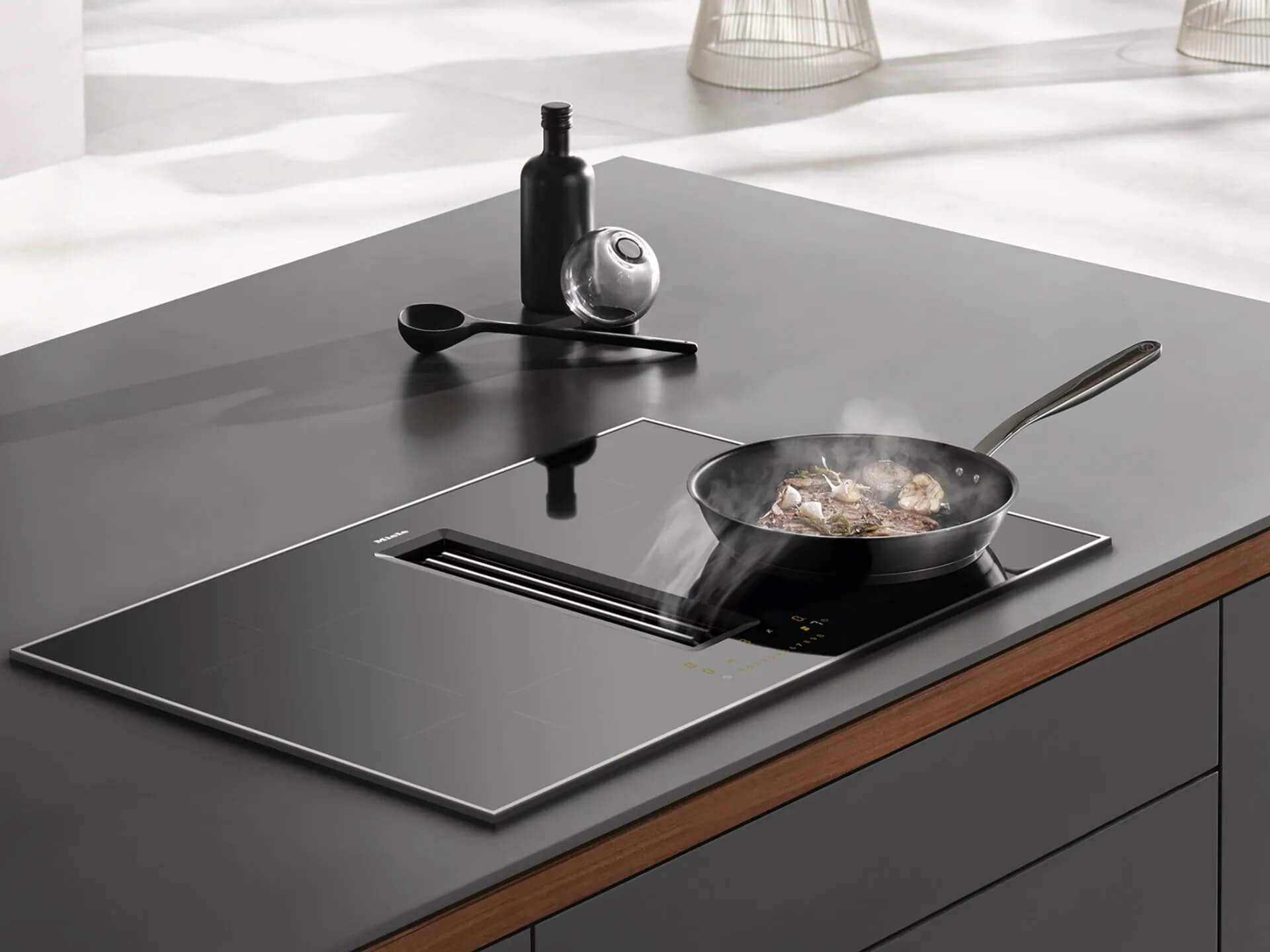 Miele inductiekookplaat met plug&play