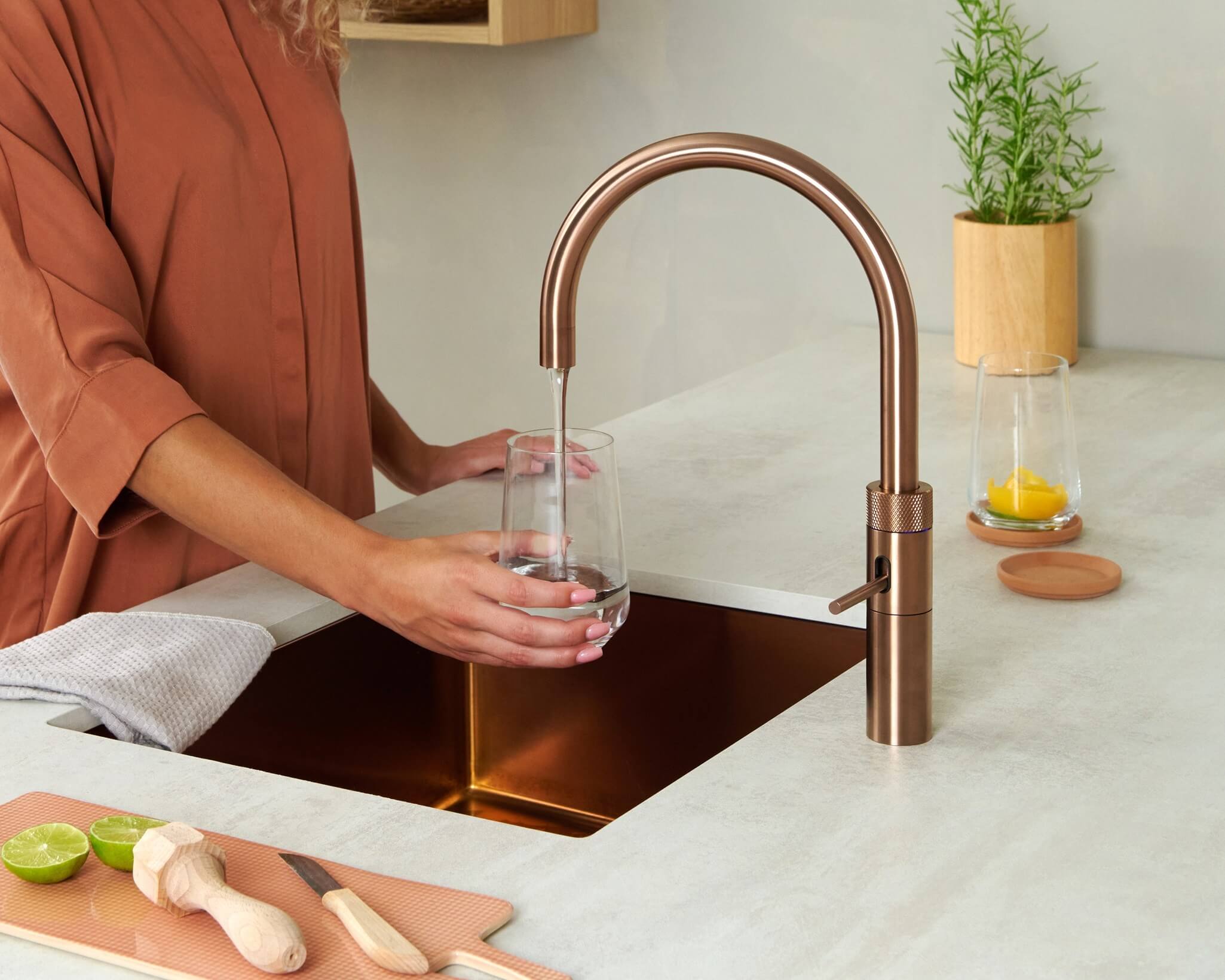 Quooker Rose Copper finish