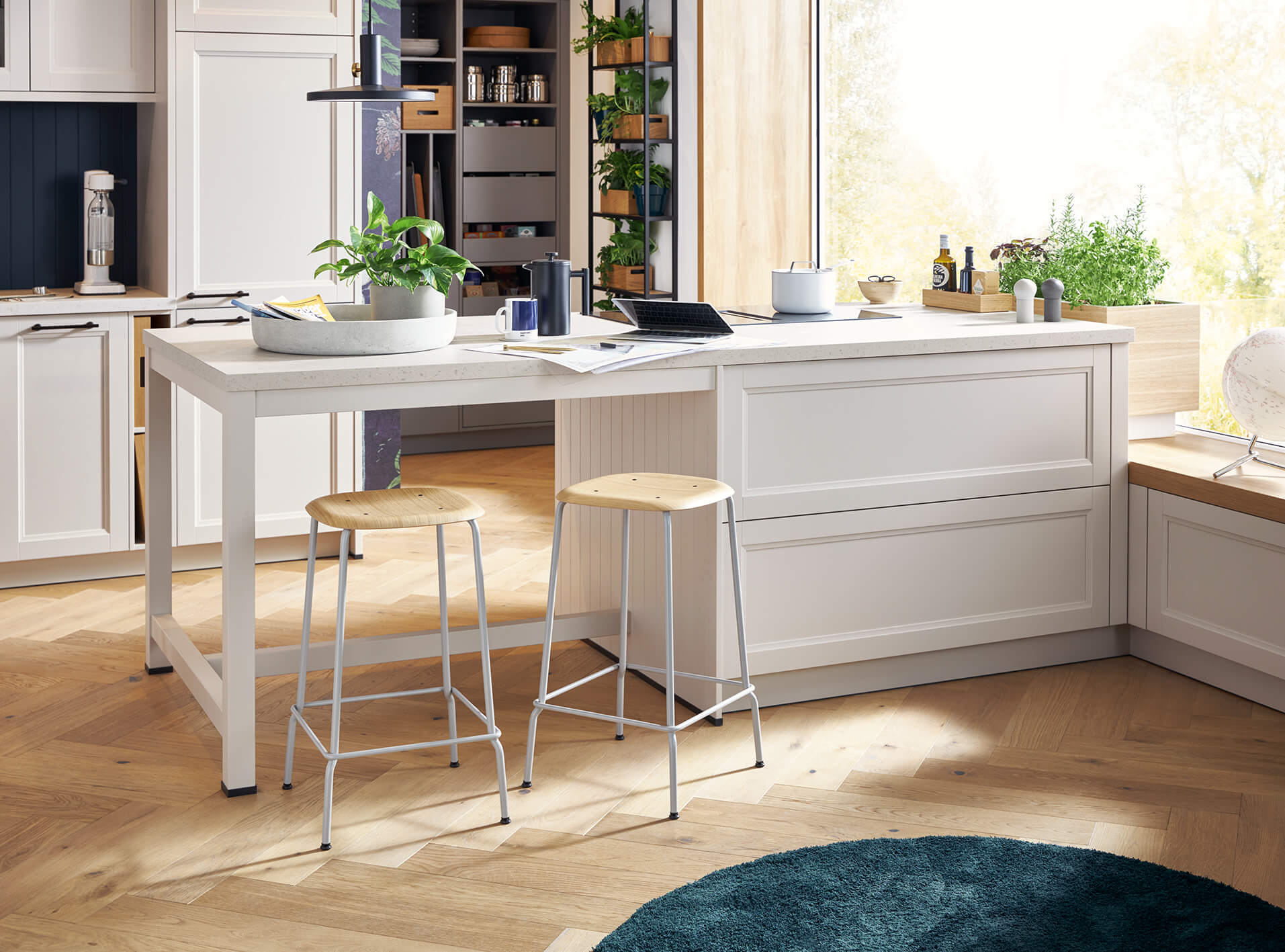 Moderne, landelijke Schüller keuken