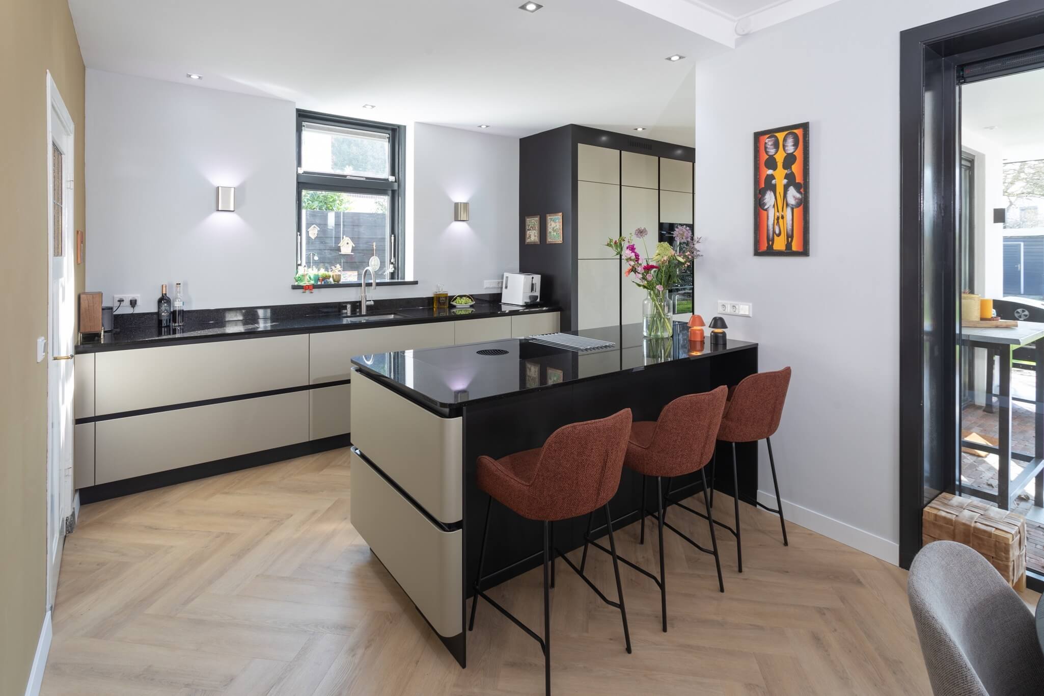 Snaidero keuken in champagne kleur