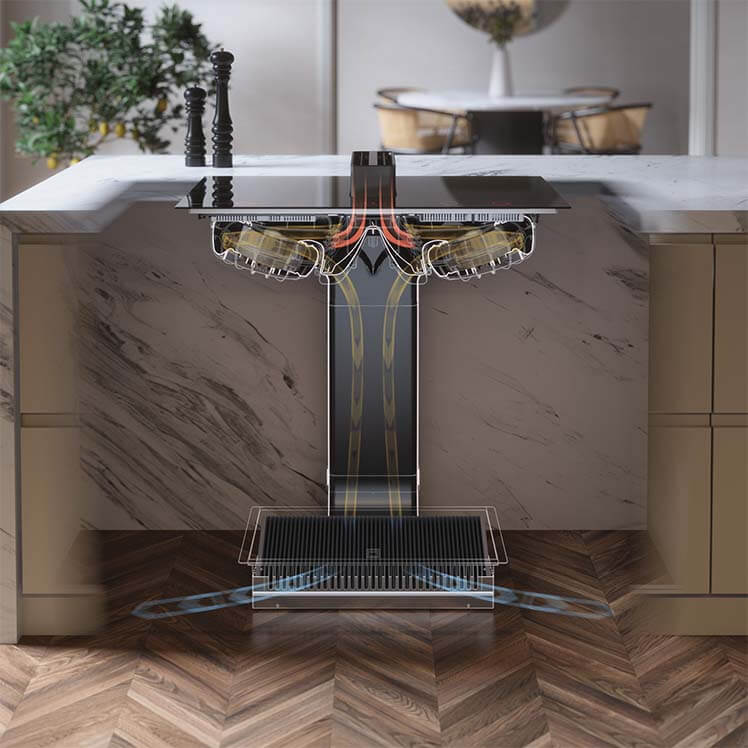 Slimme afzuiging: de unieke werking van de ATAG Elevate™