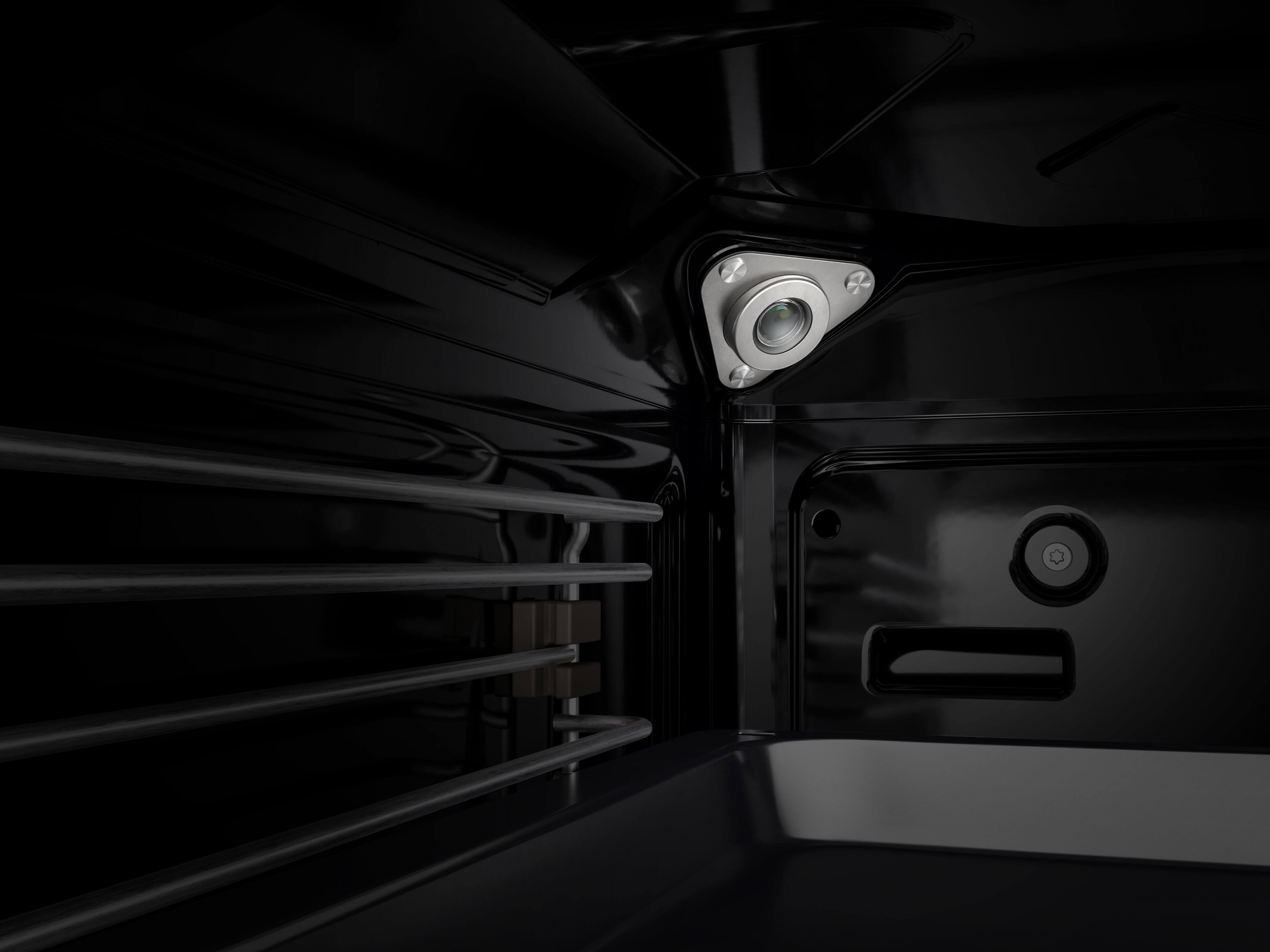 Perfect gebakken gerecht in de Siemens iQ700-oven met AI en camera voor nauwkeurige bruiningscontrole.