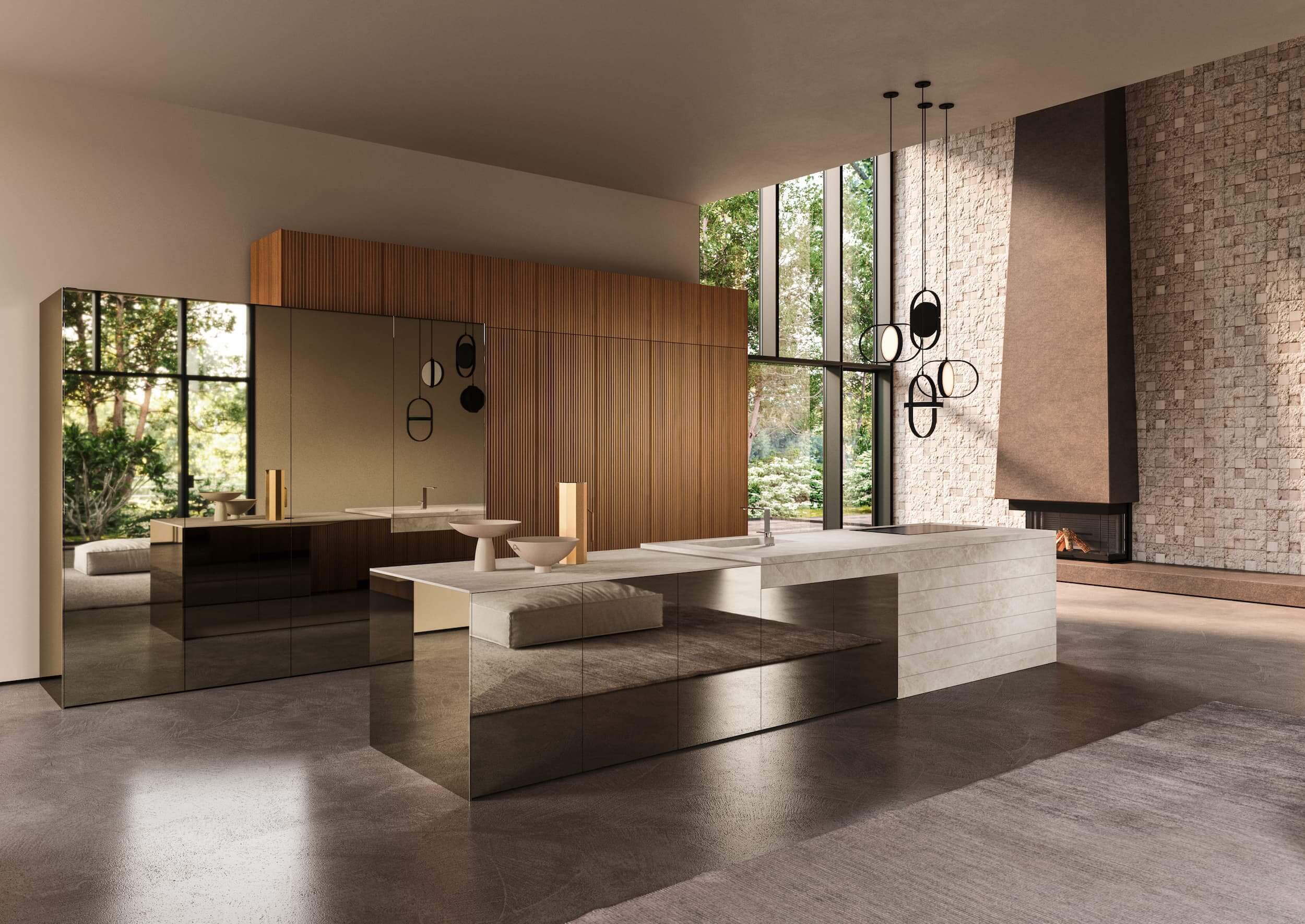 Snaidero Elementi keuken met strakke lijnen en minimalistisch design