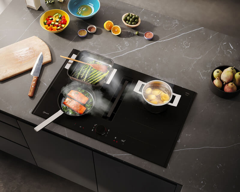 Nieuw van NEFF: inductiekookplaten in matzwart