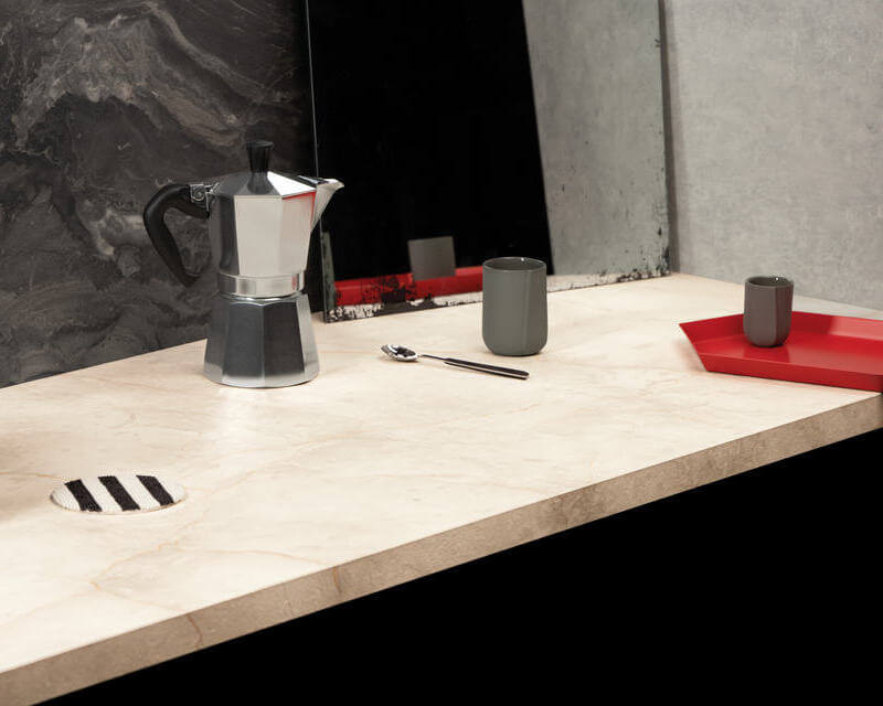 Industrial Force: de trend voor stoere keukenbladen van Dekker