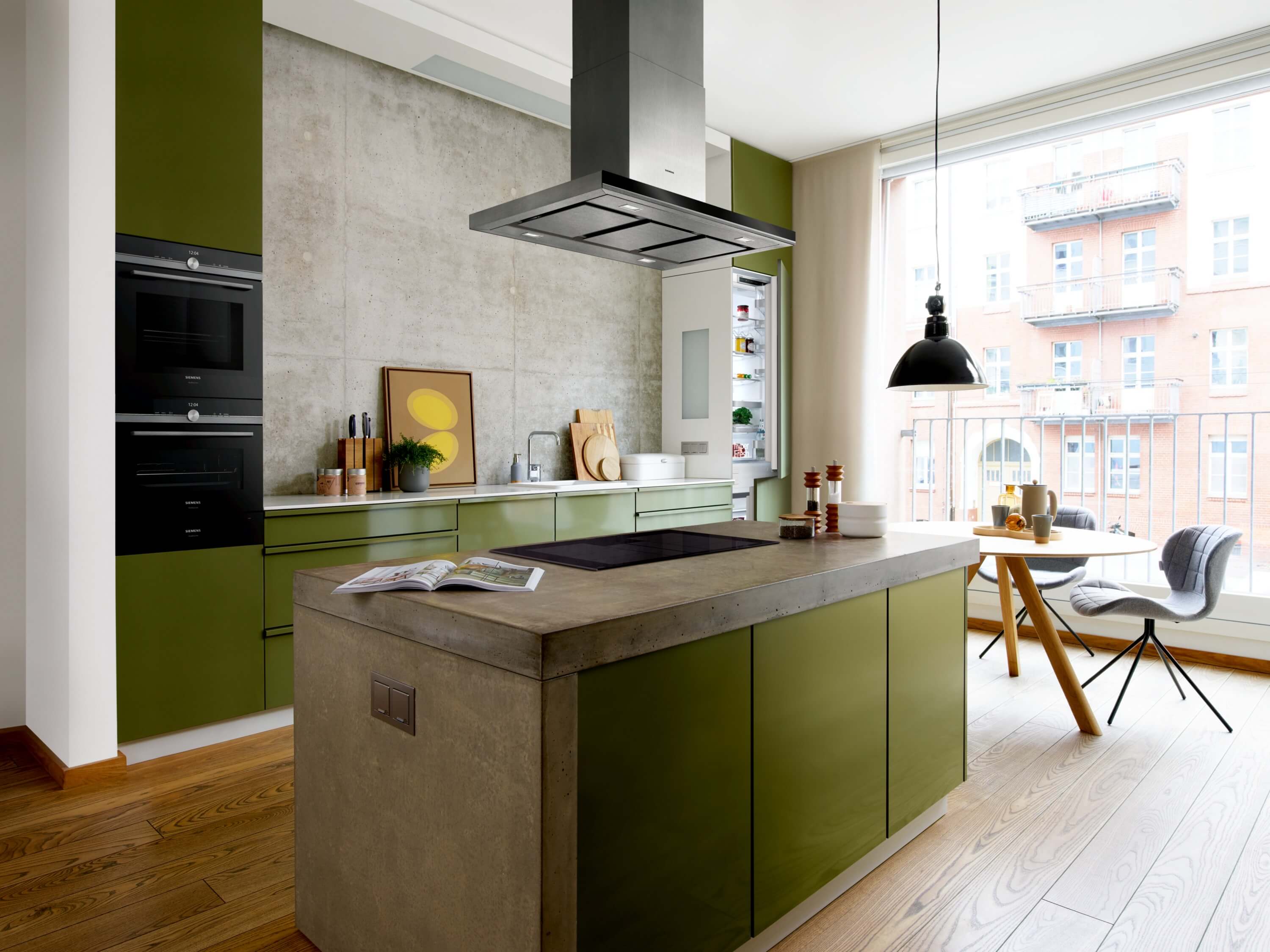 Keuken met afzuigkap