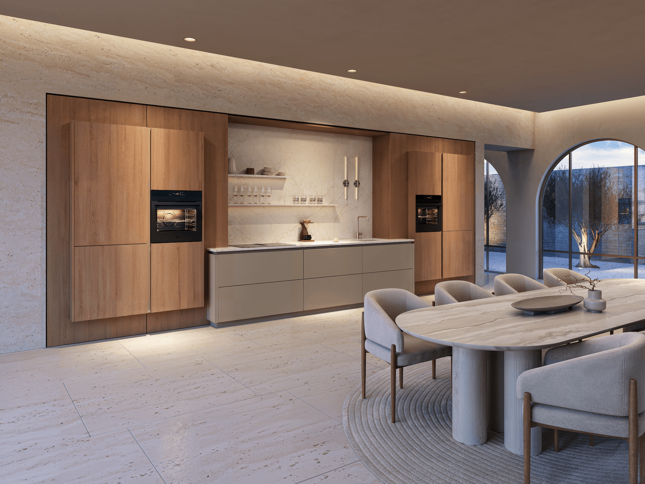 Dunne moderne werkbladen 