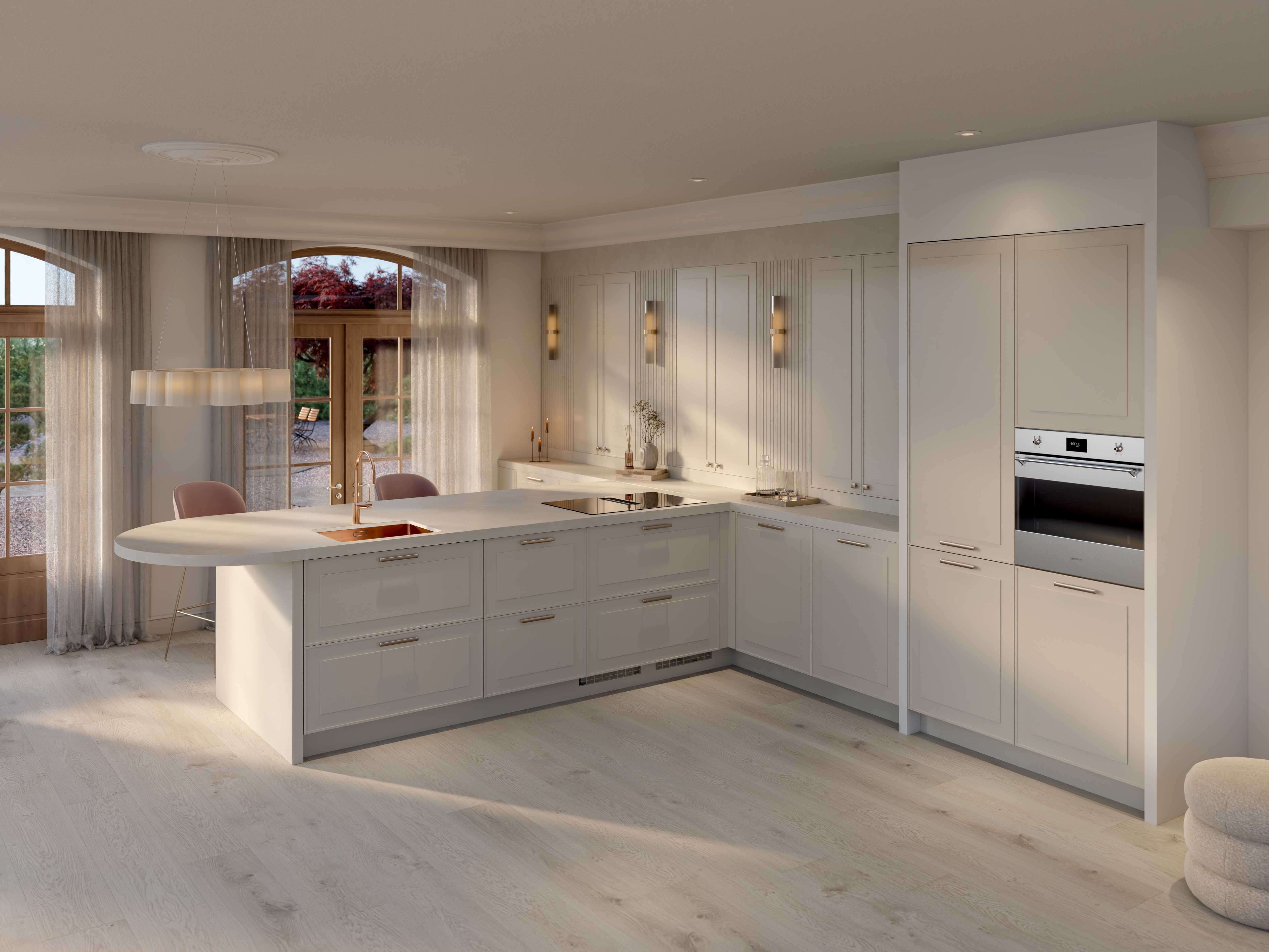 Witte Engelse keuken van Tieleman Keukens